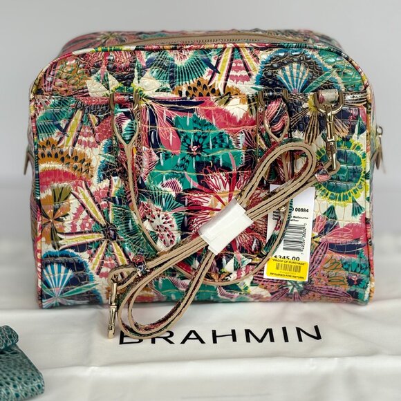 Brahmin Marissa Desert Bloom w/ Veronica Mineral Blue wallet - Picture 2 of 7